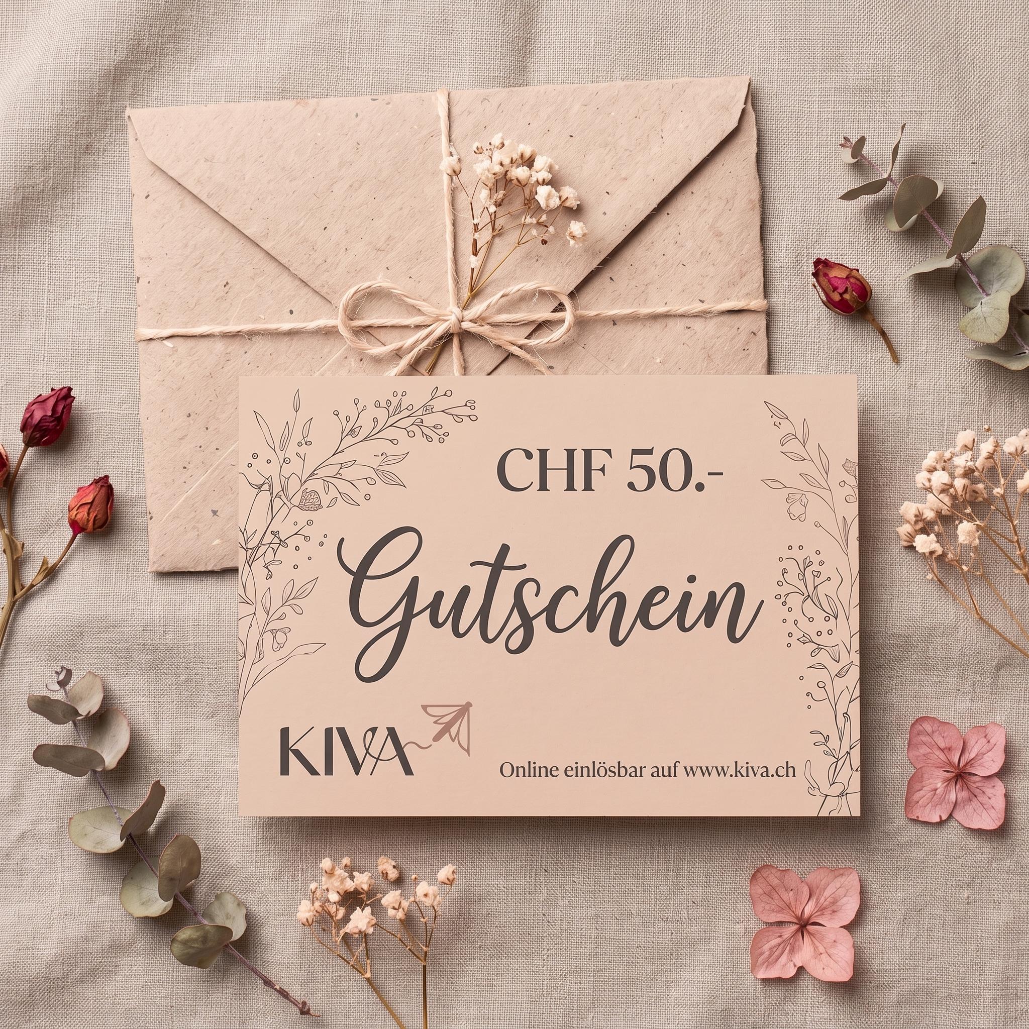 KIVA-Geschenkgutschein