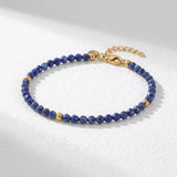 Alizea Lapislazuli Armband Edelstahl vergoldet